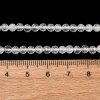 2236 Kryształ górski kamień naturalny fasetowany okrągły 4mm sznur 38cm